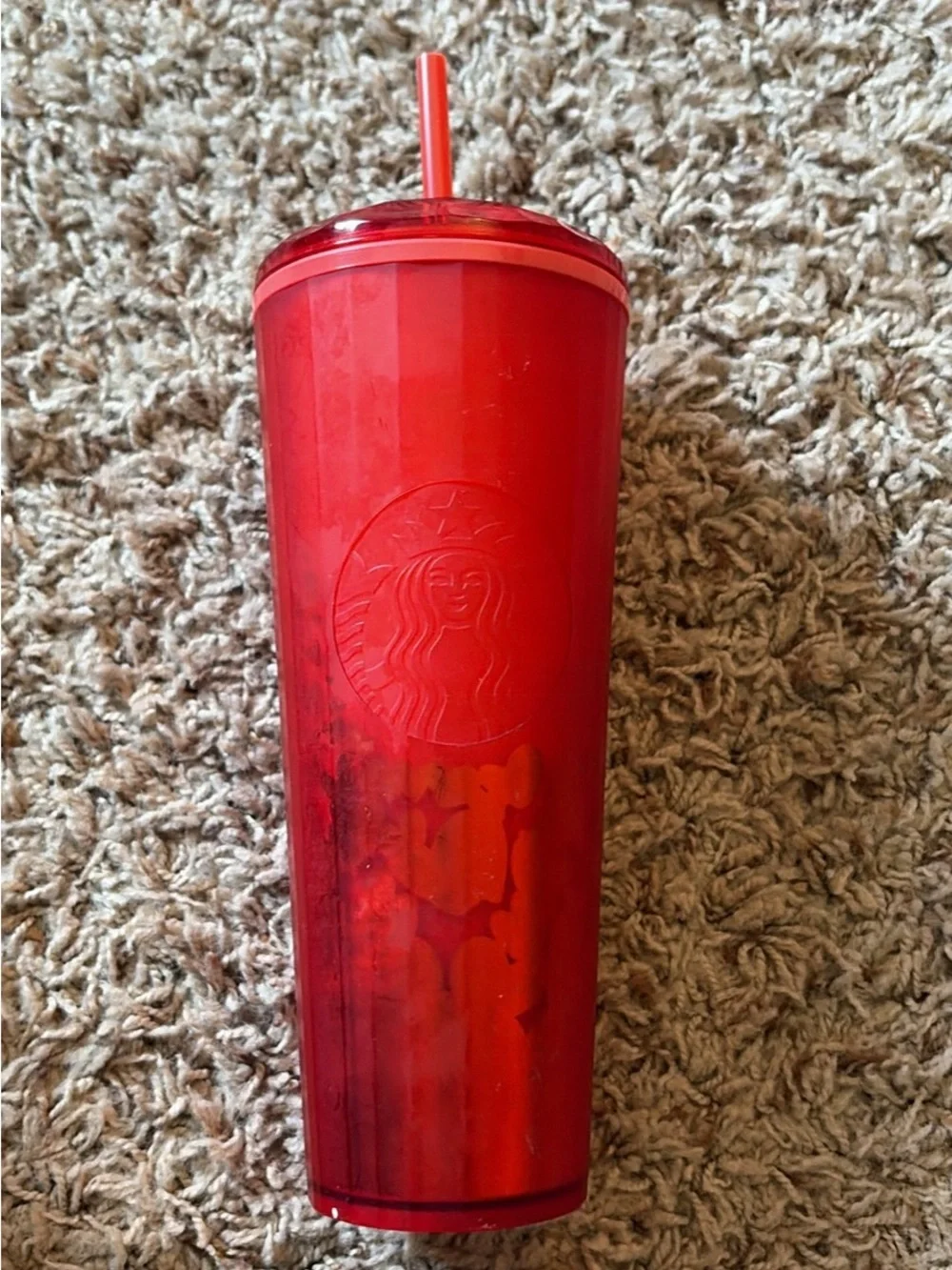 Starbucks Red Tall Reusable Tumbler with Straw
